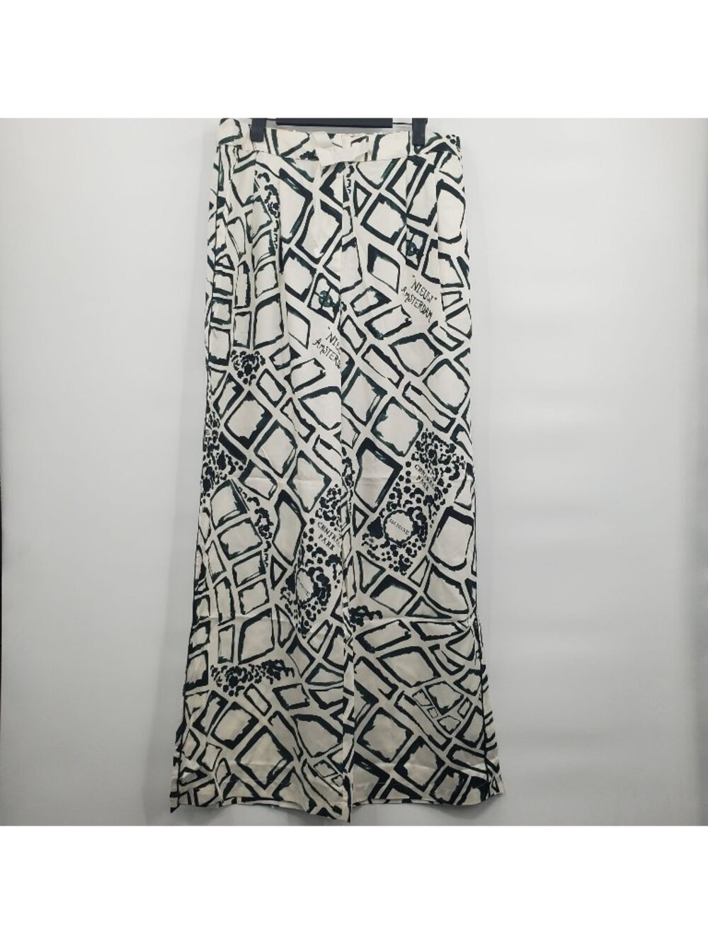 Scotch & Soda Eleni Printed Wide Leg Pants Women Size Large NWT Relaxed Fit